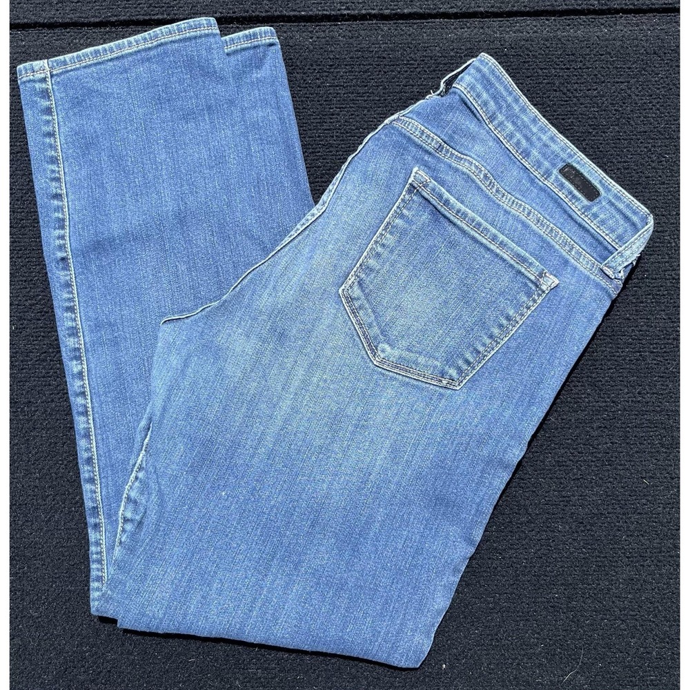 KUT From The Kloth‎ Jeans Womens 12P Blue Medium Wash Straight Distressed Denim